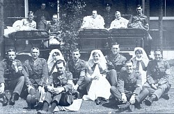 WW1 Military Hospital Patients and Nurses